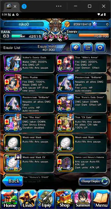 Grand Summoners Accounts Others GLOBAL|8 Ascend|SUmmer Miyu,Shirou Emiya TW,Chloe,Fabricator,Summer Sakura,Celia,etc|check 9