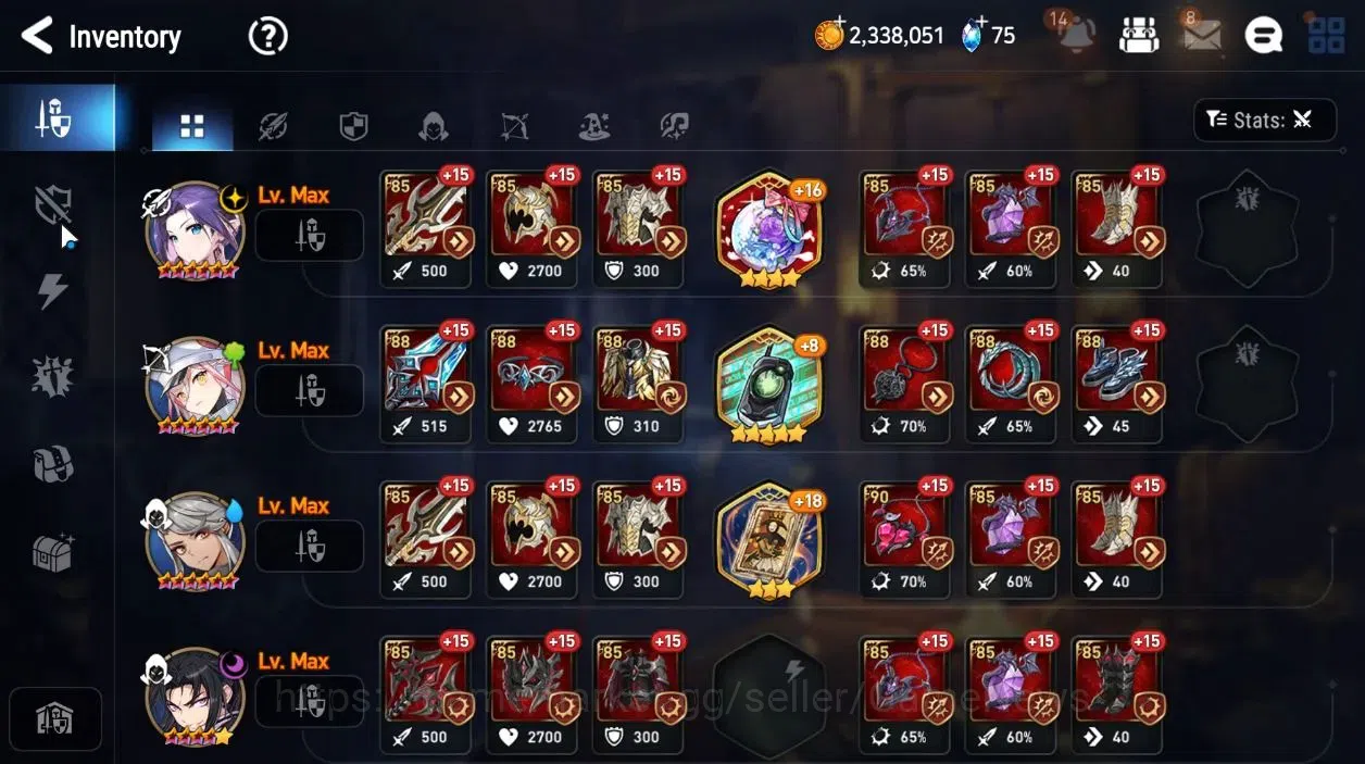 Epic Seven Accounts Global|UnVerif|NewEra|4 ML[LOT Scale,EIlynav,Belia image 15