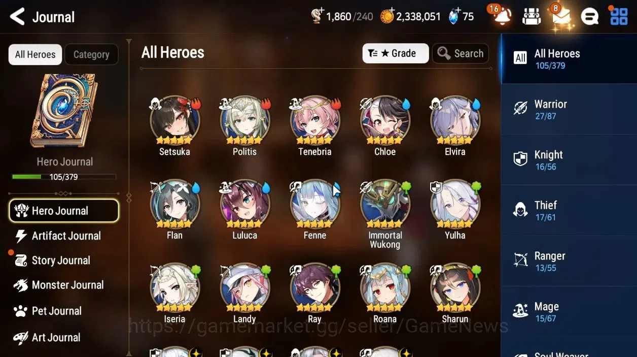 Epic Seven Accounts Global|UnVerif|NewEra|4 ML[LOT Scale,EIlynav,Belia image 5