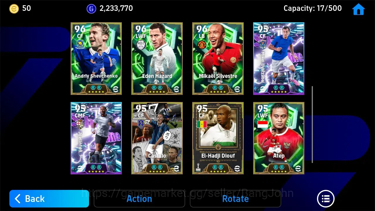 eFootball Accounts ANDROID|PW 3171|Eden Hazard BigTime,Francesco Tott image 3