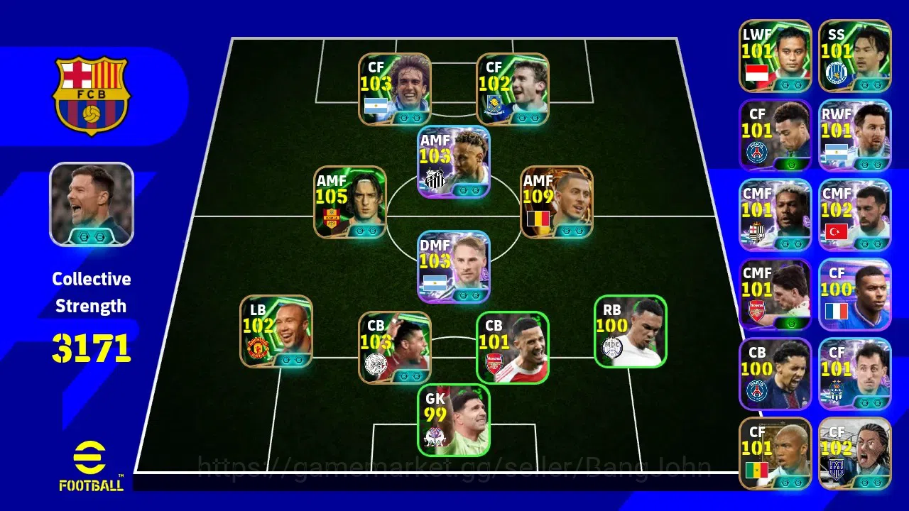 eFootball Accounts ANDROID|PW 3171|Eden Hazard BigTime,Francesco Tott image 7