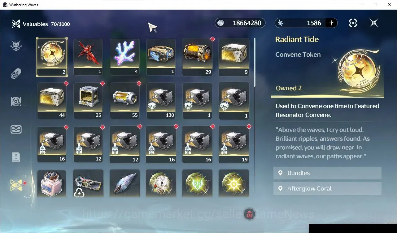 Wuthering Waves Accounts Others SEA|UL 49|3 Limited|(Lucy RC6,Rebecca,Lucilla)+Sign +2(Standard)|DB Lvl 30|MC Female|Log 11