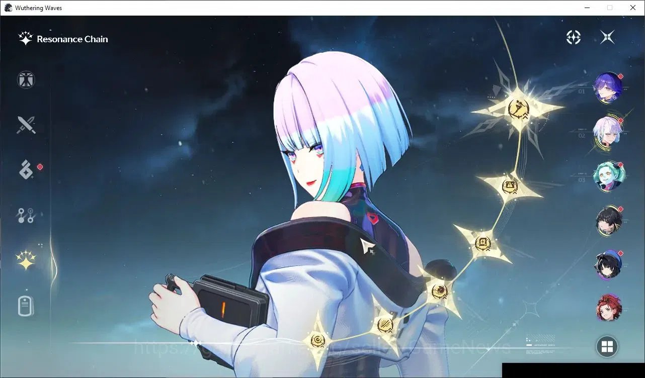 Wuthering Waves Accounts Others SEA|UL 49|3 Limited|(Lucy RC6,Rebecca,Lucilla)+Sign +2(Standard)|DB Lvl 30|MC Female|Log 3