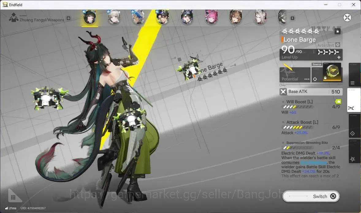 Arknights: Endfield Accounts Asia | Lv 60| 4 Limit|Zhuang FangyiP1,YvonneP1,Gil image 4