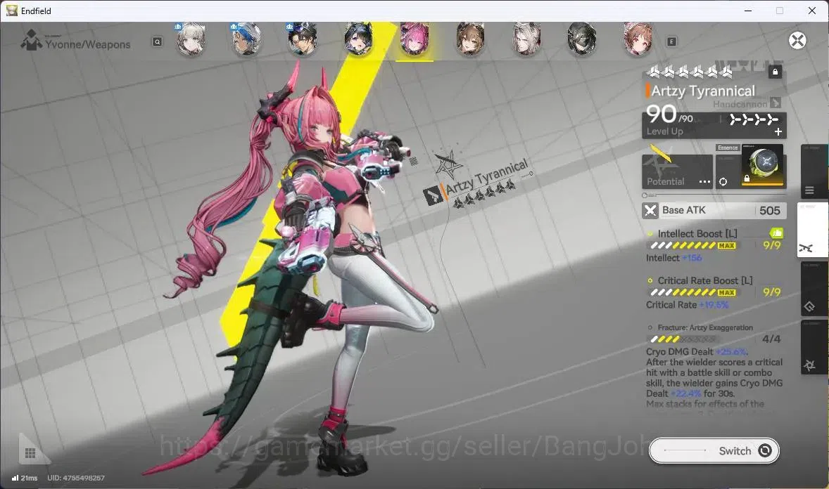 Arknights: Endfield Accounts Asia | Lv 60| 4 Limit|Zhuang FangyiP1,YvonneP1,Gil image 5