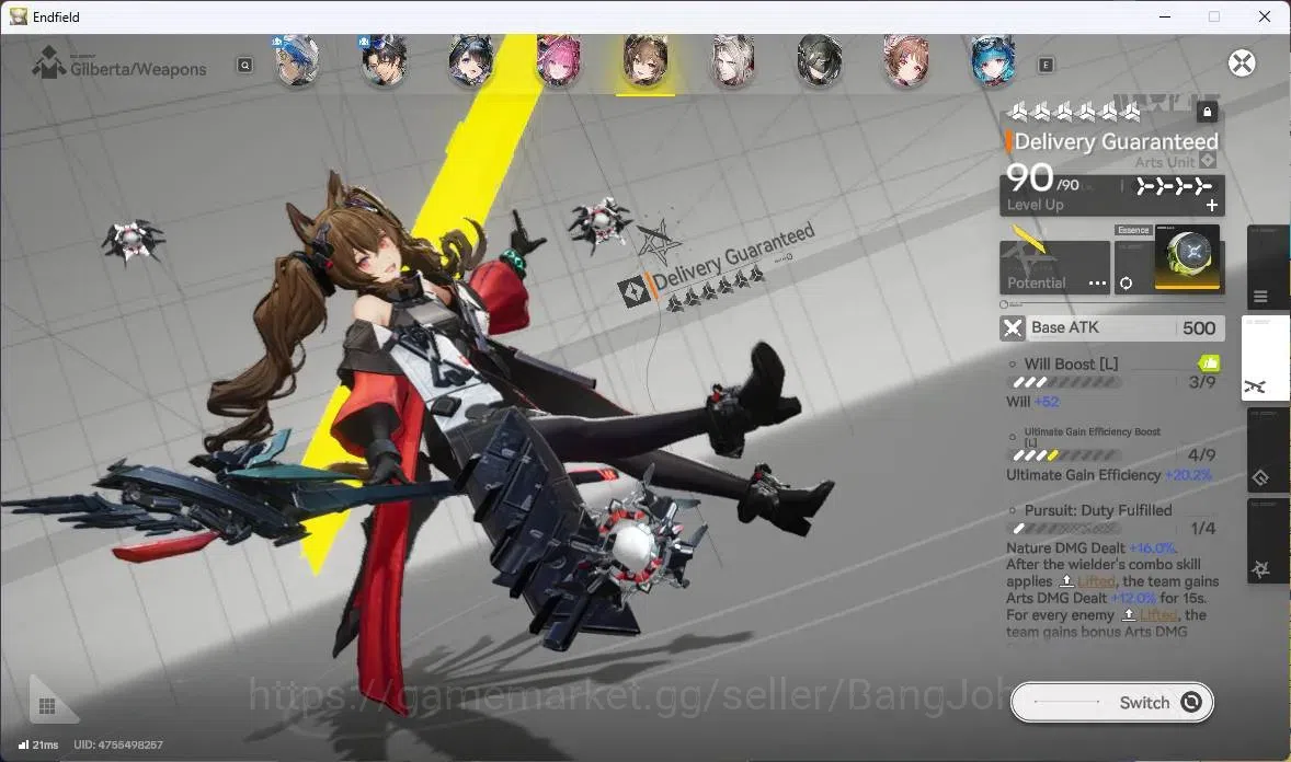 Arknights: Endfield Accounts Asia | Lv 60| 4 Limit|Zhuang FangyiP1,YvonneP1,Gil image 6