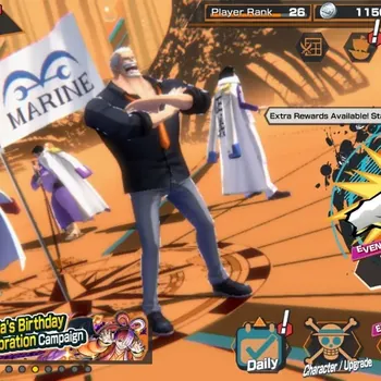 One Piece Bounty Rush Accounts High-End Android |7 EX|4 Max|PR 26|D.Roger Yamato Kuzan D.Garp Snake Sakazuki|LogBandai