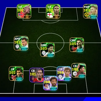 eFootball Accounts Legends & Iconic Players Efootball Collective Strength 3199 - Didier Drogba - Hazard - Bellingham - Yamal