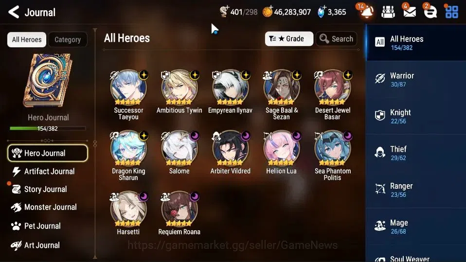 Epic Seven Accounts GLOBAL UnVerif|New Era|12 ML(Salome,Harsetti,AB Vi image 6