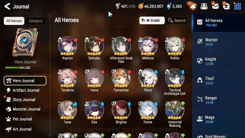 Epic Seven Accounts GLOBAL UnVerif|New Era|12 ML(Salome,Harsetti,AB Vi image 7
