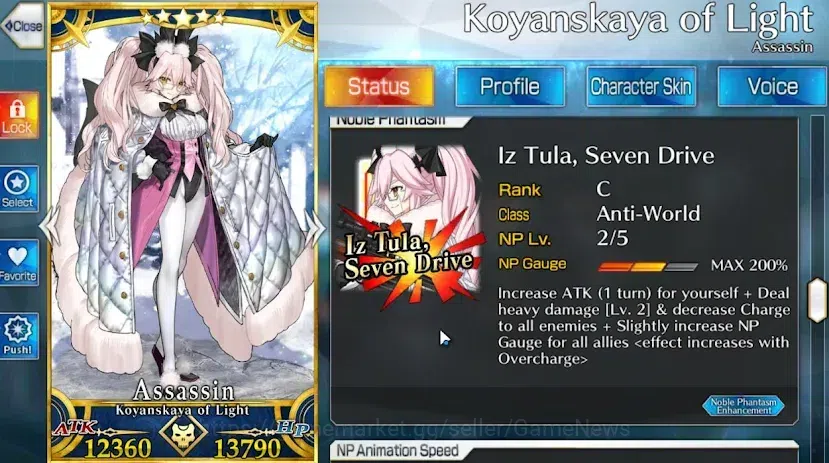 Fate-Grand Order Accounts NA Lv 112|8 Servant 5 Star(Koyanskaya of Light,Ska image 10