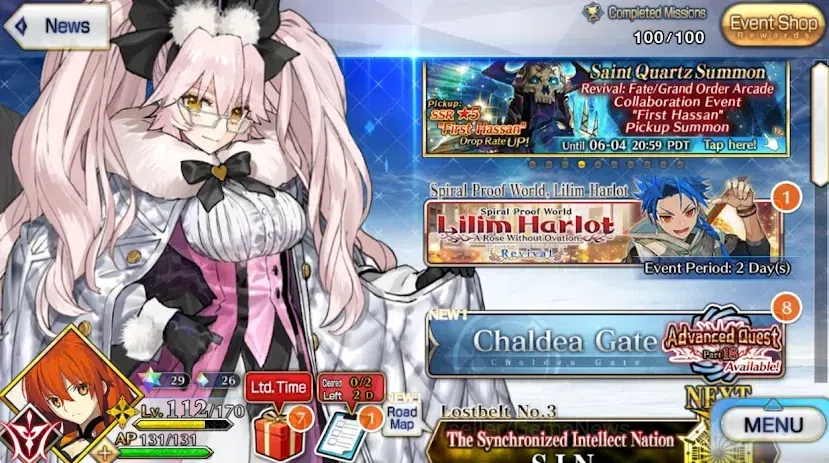 Fate-Grand Order Accounts NA Lv 112|8 Servant 5 Star(Koyanskaya of Light,Ska image 3