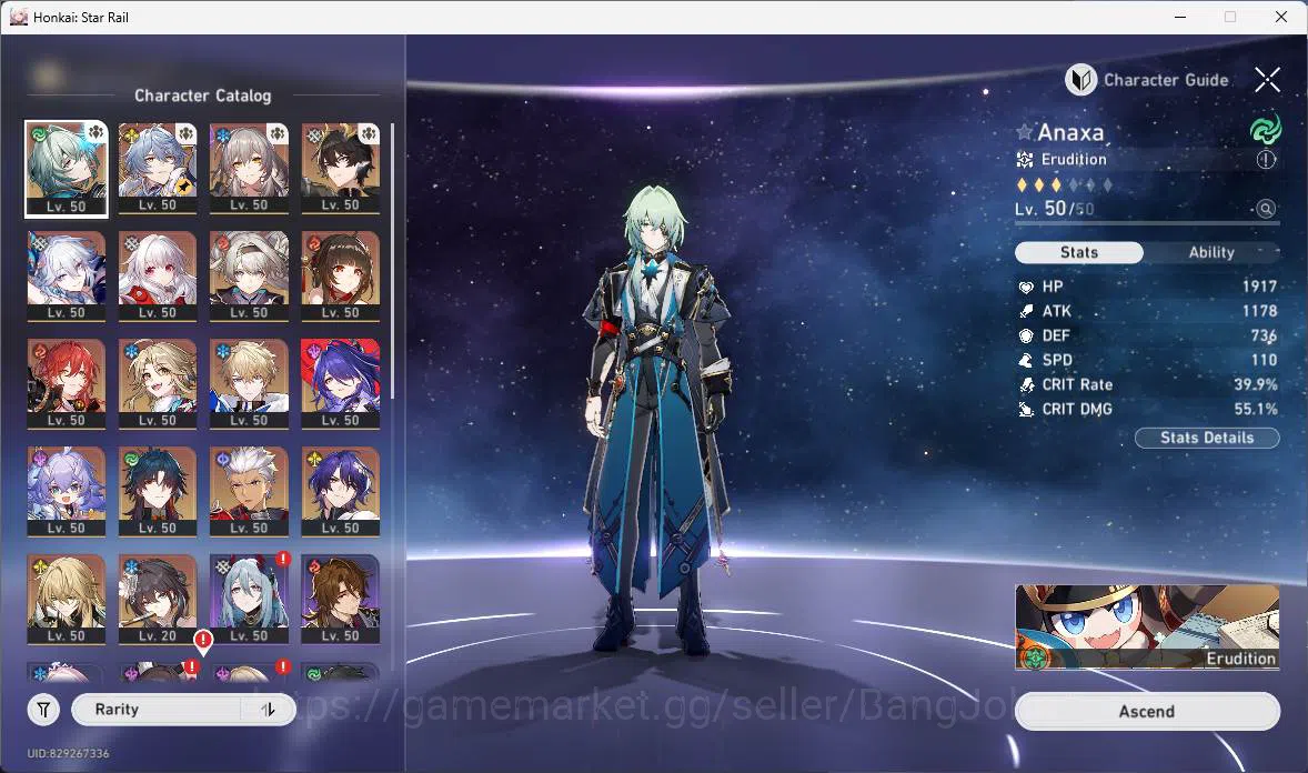 Honkai Star Rail Accounts Others ASIA|TL 40|12 Limit|Turn&Freeze 5