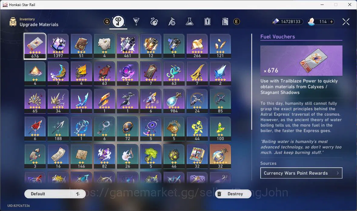 Honkai Star Rail Accounts Others ASIA|TL 40|12 Limit|Turn&Freeze 7