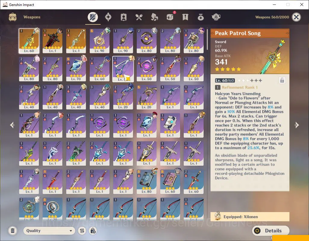Genshin Impact Accounts ASIA|AR 56|6 Limited+3(*5Weapon)|Xilonen+Sign,Flin image 14