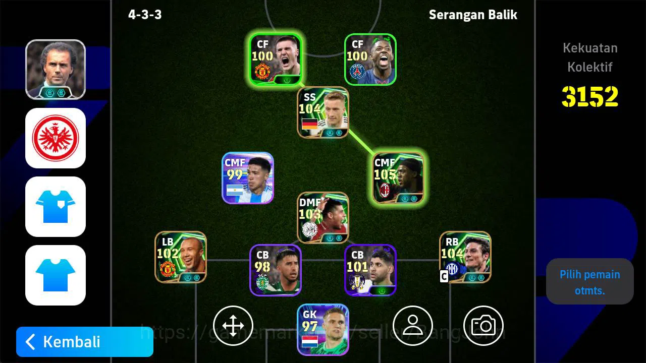 Power 3152, Clarence sedorf epic, marco reus epic, Frank rijkaard epic, M rashford show, M silvester epic, EFB1044B eFootball Others Power 3152, Clarence sedorf epic, marco reus epic, image 1