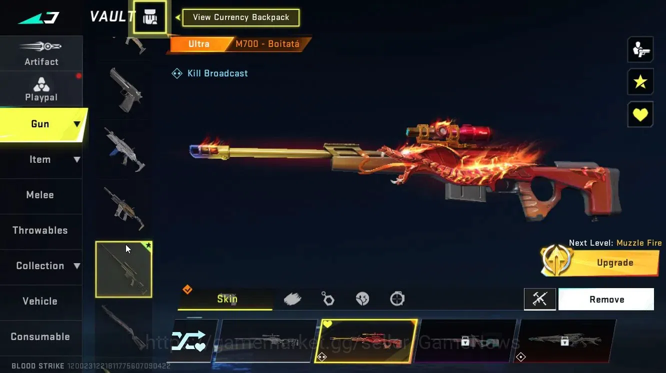 Blood Strike Accounts Collab Skin ASIA|ULTRA ZERO-Nullifier+[ULTRA M700-Boitatá]|Lvl.4|BR Bronze II, SF Bronze 5