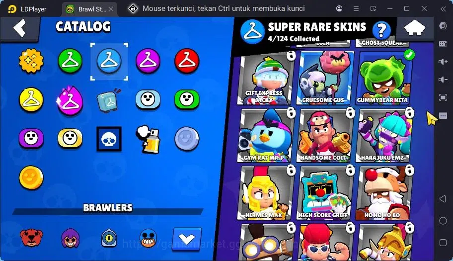 Brawl Stars Accounts Trophy 758| 8 Brawler|1 Max Hc Lv.11(Nita)|1 Legendary(Nita),3 Epic Skins|3313 Bling | ProtectOff 3