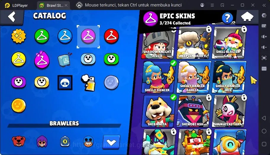 Brawl Stars Accounts Trophy 758| 8 Brawler|1 Max Hc Lv.11(Nita)|1 Legendary(Nita),3 Epic Skins|3313 Bling | ProtectOff 6