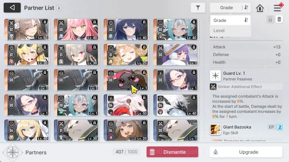 Chaos Zero Nightmare Accounts GLOBAL Lv 45|8 5