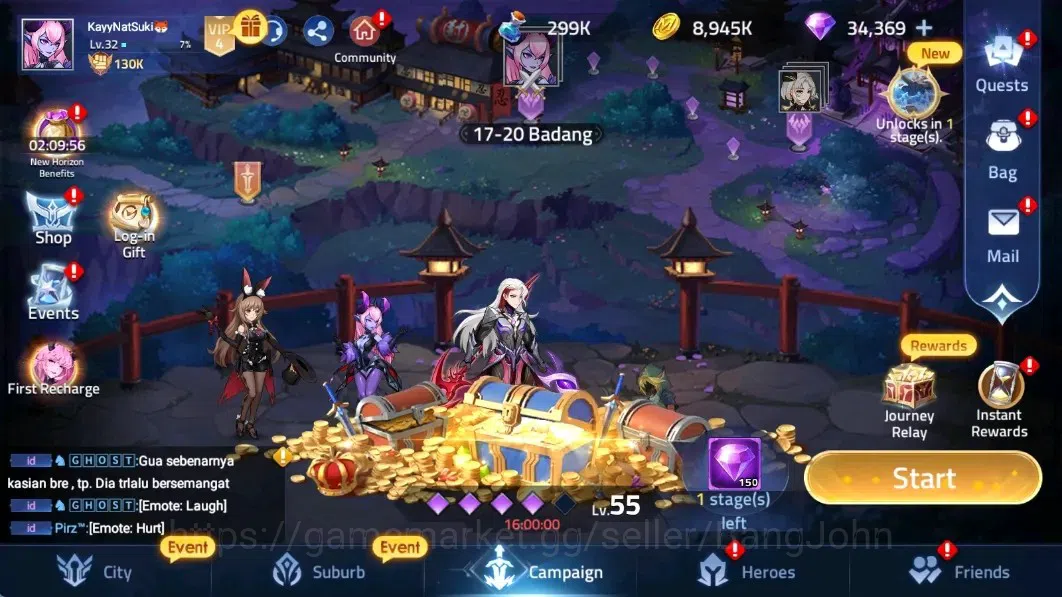 Mobile Legends: Adventure Accounts Global |Lv.32 | 130K Power | Camp 17-20 | VIP 4 |  image 10