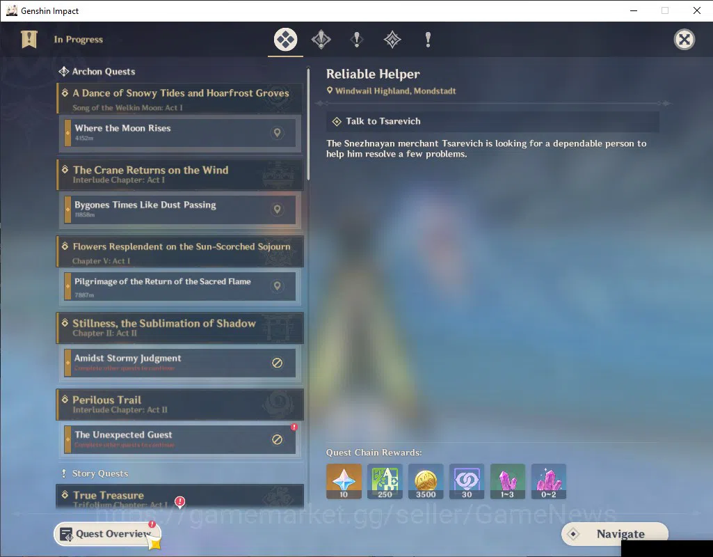 Genshin Impact Accounts ASIA|AR 41|2 Limit+1(*5Wep)|Nefer,Navia|Low Explor image 10