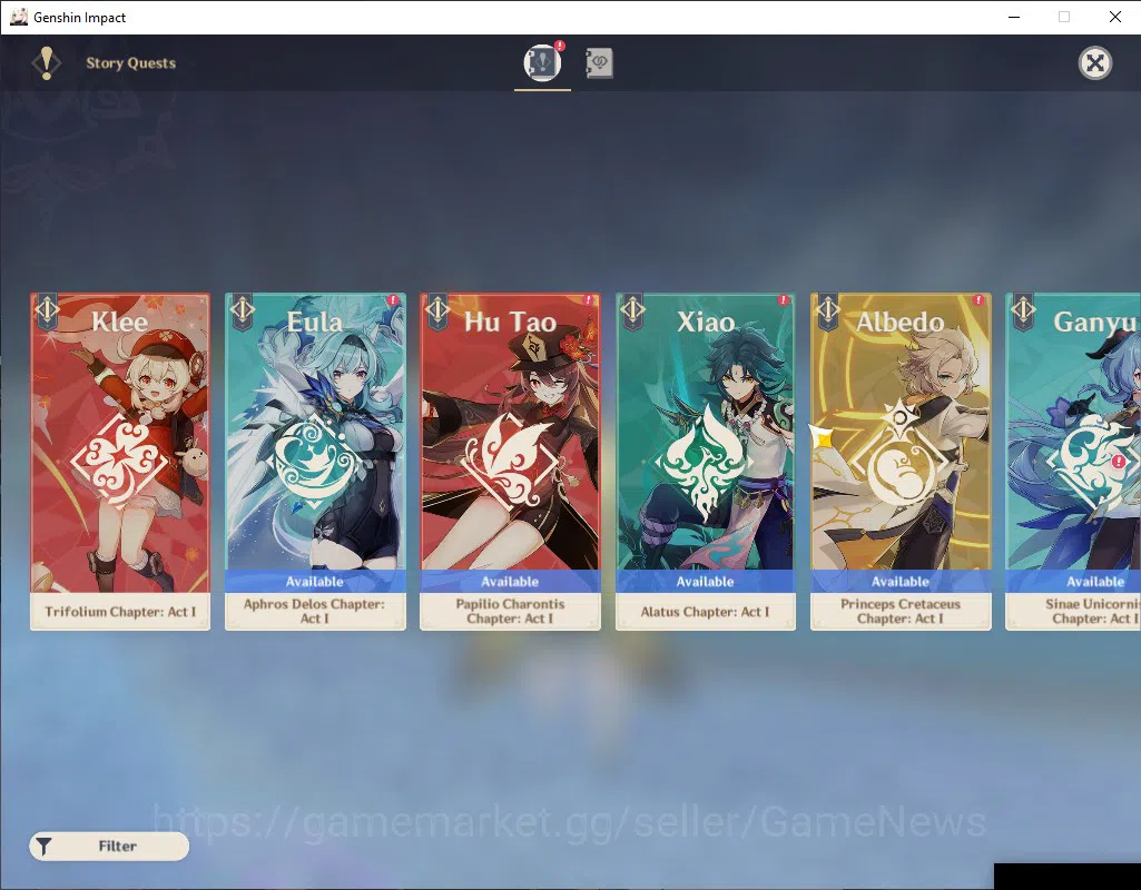 Genshin Impact Accounts ASIA|AR 41|2 Limit+1(*5Wep)|Nefer,Navia|Low Explor image 11