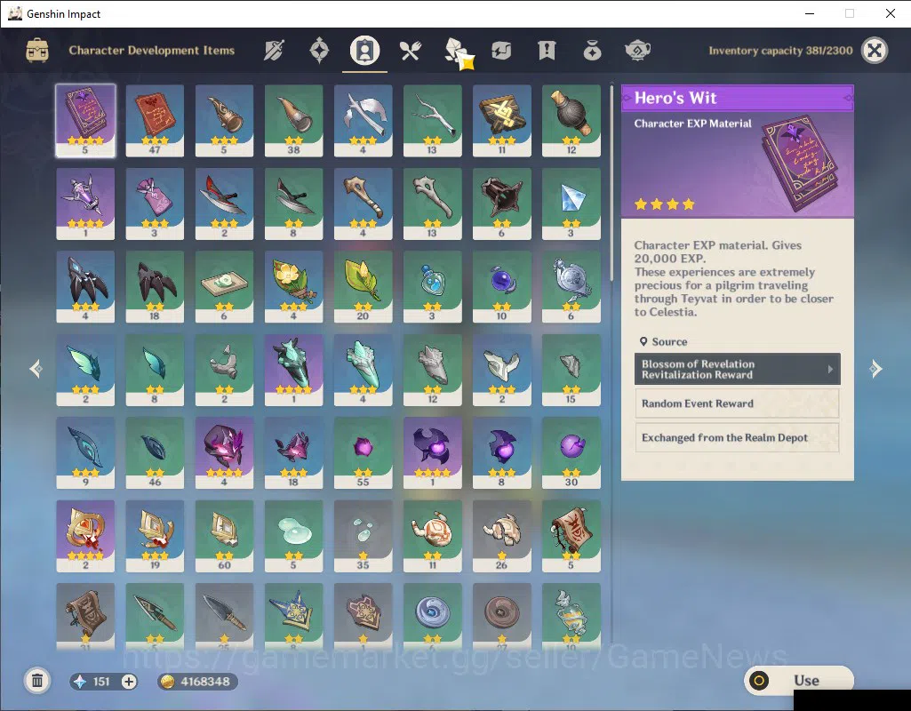 Genshin Impact Accounts ASIA|AR 41|2 Limit+1(*5Wep)|Nefer,Navia|Low Explor image 6