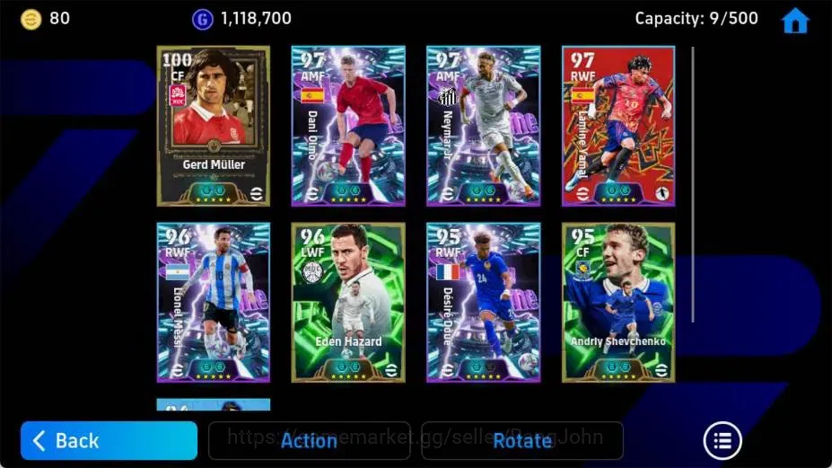 eFootball Accounts Android|PW 3085 |Gerd Muller Epic,Dani Olme ShowT, image 2