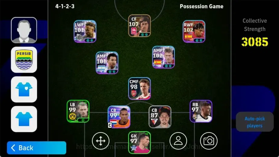 eFootball Accounts Android|PW 3085 |Gerd Muller Epic,Dani Olme ShowT, image 4