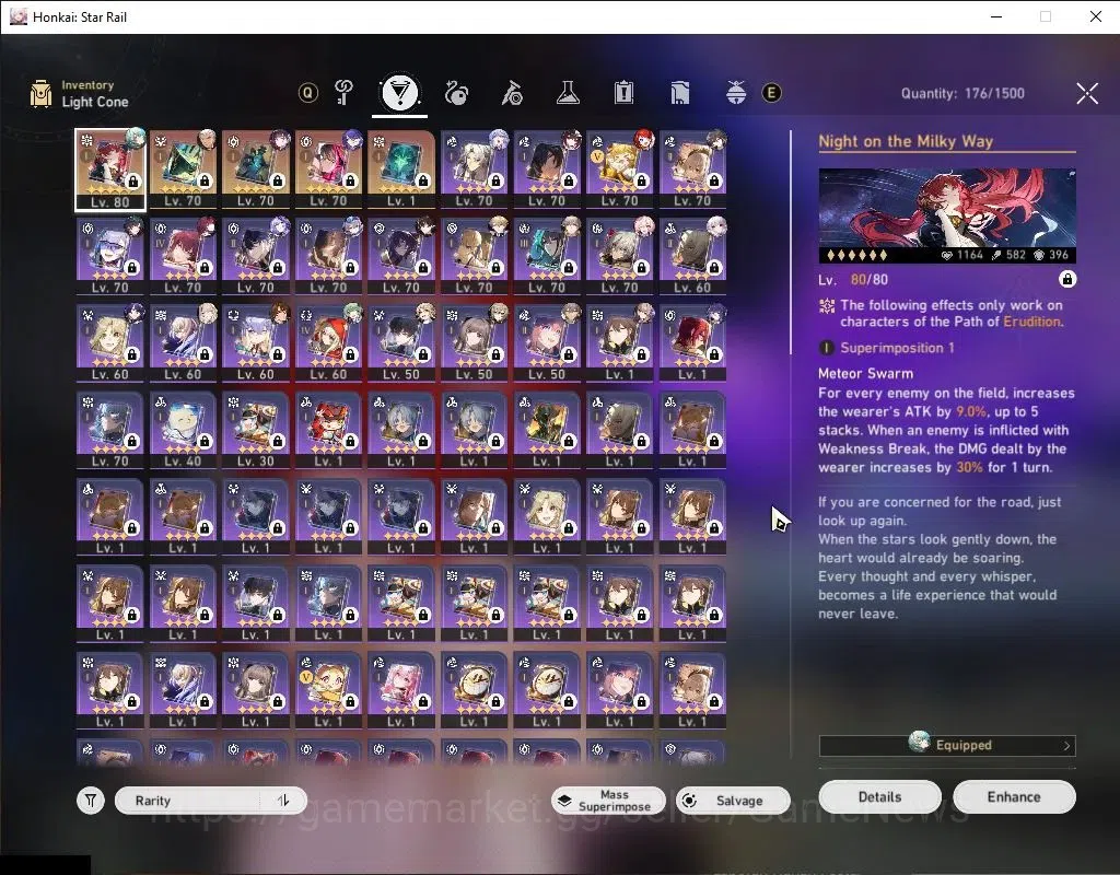 Honkai Star Rail Accounts Others Asia|TL 70|Triple DoT|18 7