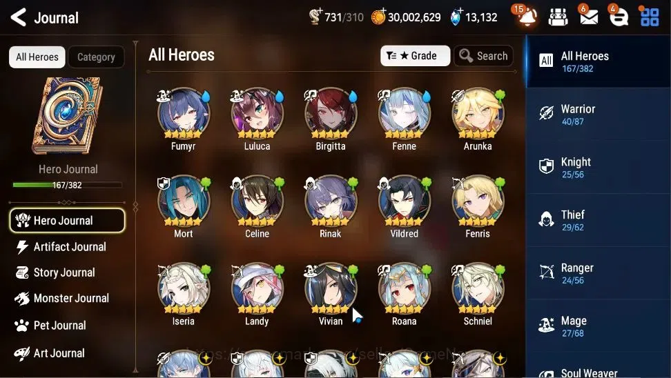Epic Seven Accounts GLOBAL|UnVerif|13 ML(Straze,Belian,E Ilynav,A Elen image 7