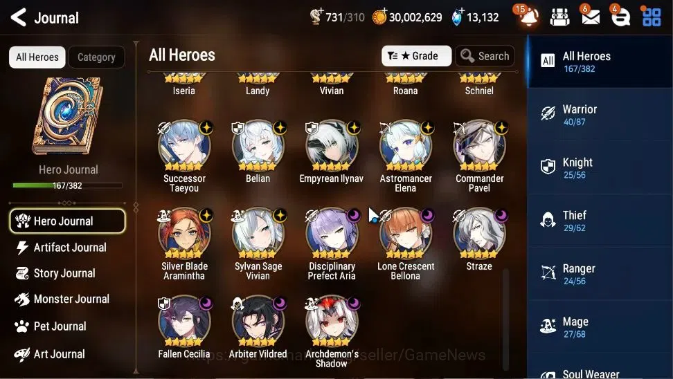 Epic Seven Accounts GLOBAL|UnVerif|13 ML(Straze,Belian,E Ilynav,A Elen image 9