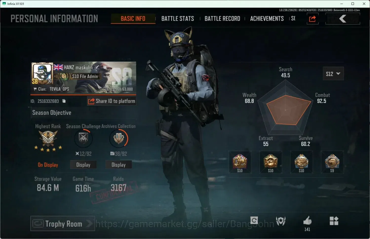 Arena Breakout Accounts Mobile | LVL 30 | SV 84.6M | CV 54.5M | Symphony A image 1
