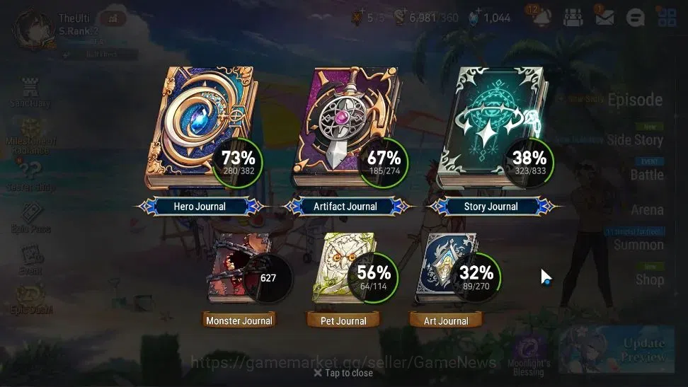 Epic Seven Accounts Collaboration Hero GLOBAL Verif|28ML(Harseti,Zio,LC Belona,RueleLight,etc)+FULL Collab Aespa,FULL 3