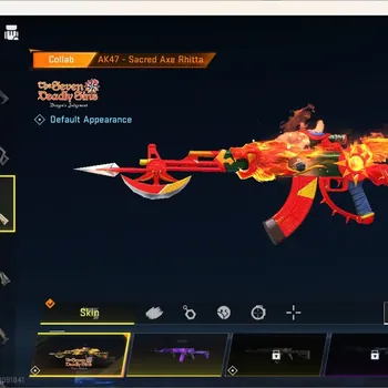 Blood Strike Accounts Collab Skin ASIA | 4 Collab 7DS: AK47,Kar98k,M700,QBZ95|5 Ultra Striker|5 Ultra Gun|1 Ultra