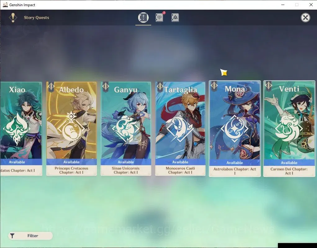 Genshin Impact Accounts Asia |AR 55|4 Limited+1(*5Wep)|Furina,Neuvilette,X image 14
