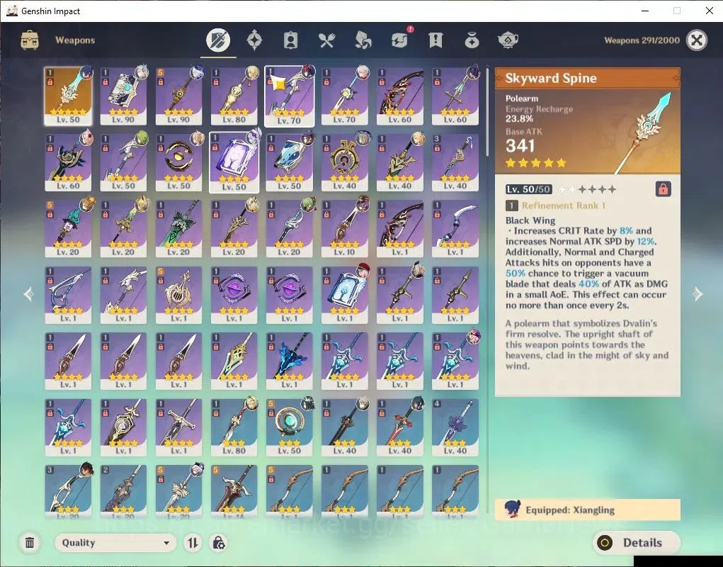 Genshin Impact Accounts Asia |AR 55|4 Limited+1(*5Wep)|Furina,Neuvilette,X image 4