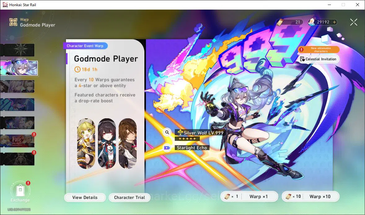 Honkai Star Rail Accounts [ASIA] TL 50 | 8 Limit | Cyrene | Evernight | Spar image 10