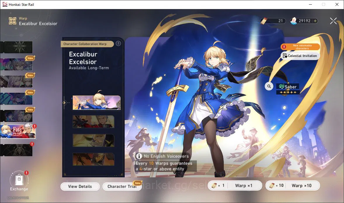 Honkai Star Rail Accounts [ASIA] TL 50 | 8 Limit | Cyrene | Evernight | Spar image 11