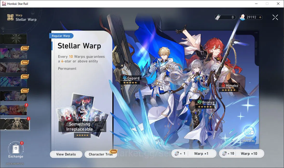 Honkai Star Rail Accounts [ASIA] TL 50 | 8 Limit | Cyrene | Evernight | Spar image 12