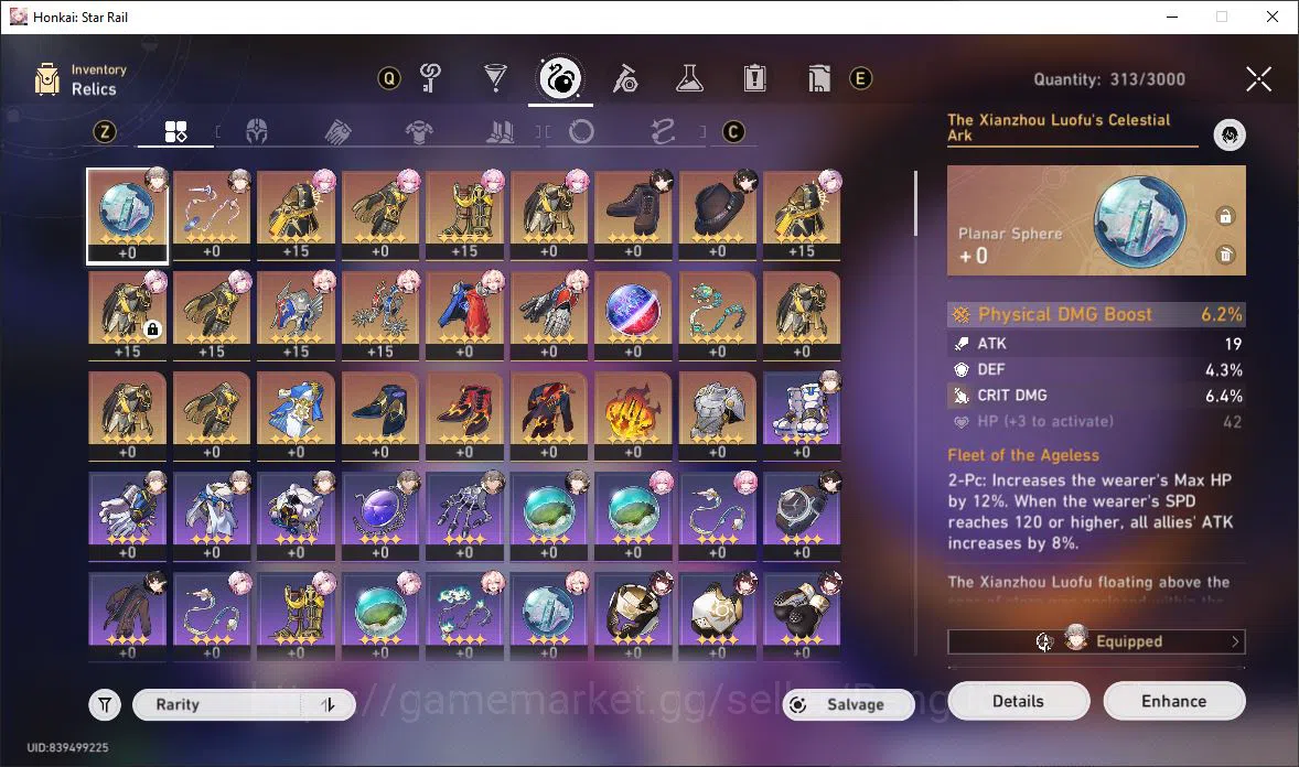 Honkai Star Rail Accounts [ASIA] TL 50 | 8 Limit | Cyrene | Evernight | Spar image 7