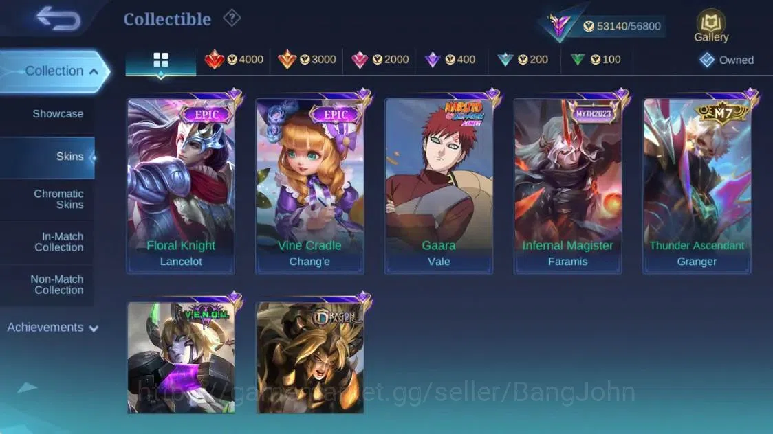 Mobile Legends: Bang Bang Accounts Global|Hero 112|Skin 193|Renowned|Granger Prime|KO image 13