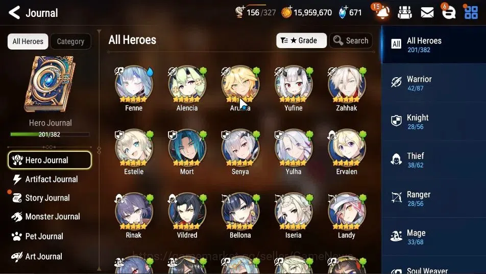 Epic Seven Accounts GLOBAL UnVerif|22 ML(ScholNurse Yulha,RNL,LOTScale image 10