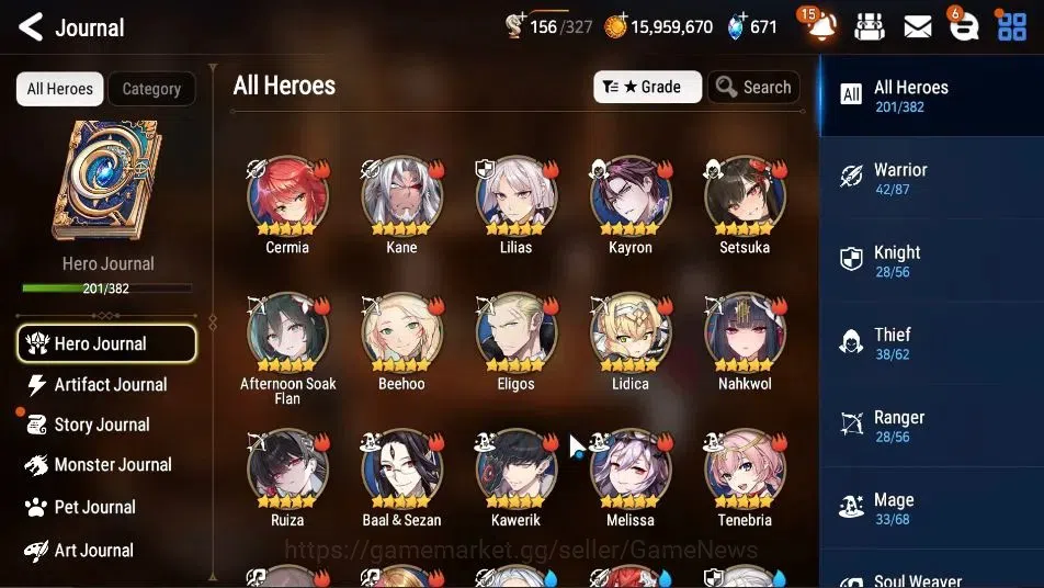 Epic Seven Accounts GLOBAL UnVerif|22 ML(ScholNurse Yulha,RNL,LOTScale image 8