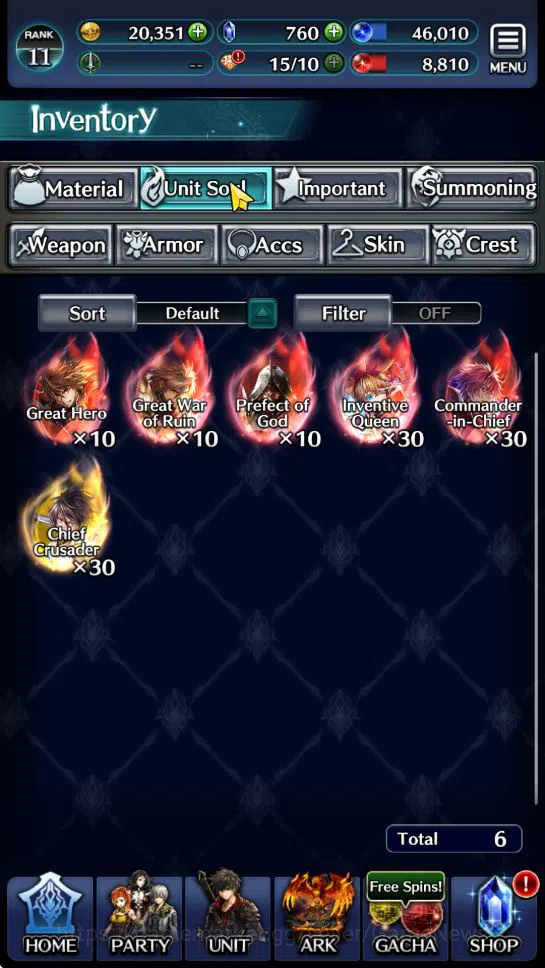 Last Cloudia Accounts GLOBAL | Rank 11 | Collab DMC (Vergil) TopTierUnit image 8