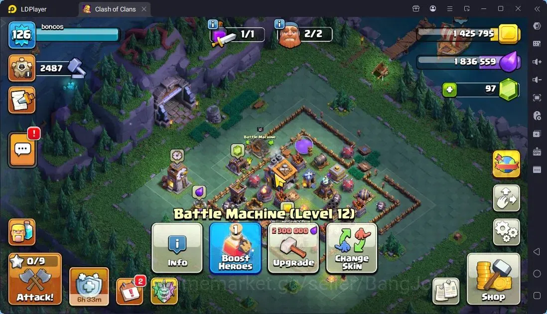 Clash of Clans Accounts Global |TH 15-BH 9|LVL 126|BK 51,AQ 72,MP 43,GW 42 image 16
