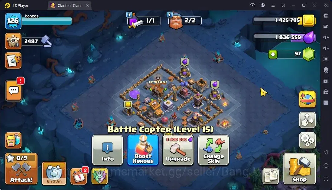 Clash of Clans Accounts Global |TH 15-BH 9|LVL 126|BK 51,AQ 72,MP 43,GW 42 image 17