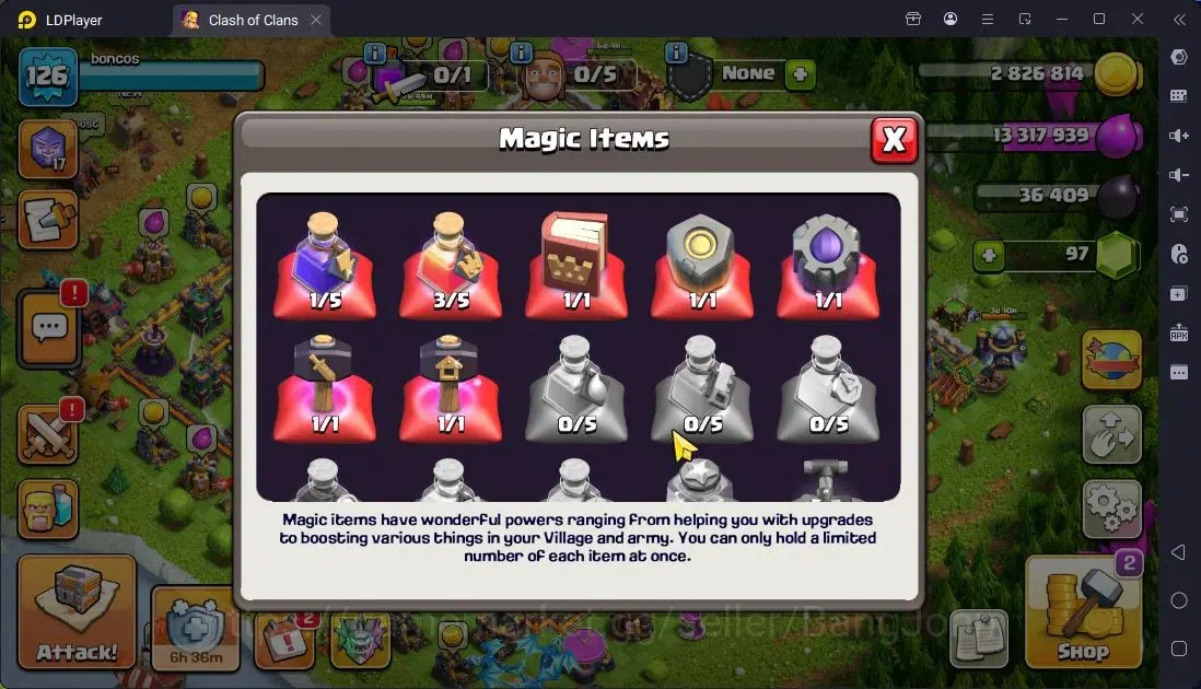 Clash of Clans Accounts Global |TH 15-BH 9|LVL 126|BK 51,AQ 72,MP 43,GW 42 image 3