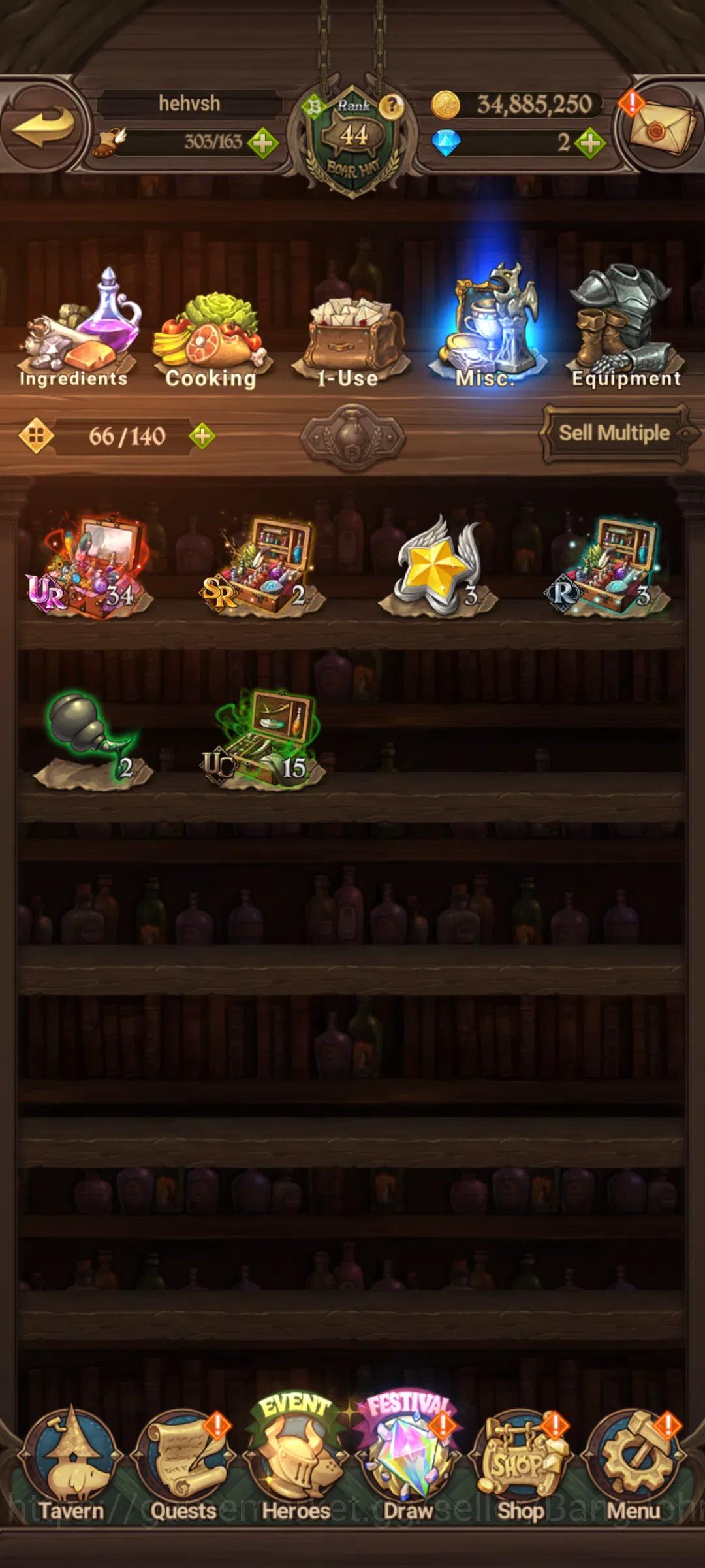 The Seven Deadly Sins: Grand Cross Accounts Others GLOBAL|1.19M CC|1collab Sho|UR Meresca,Ludociel,Souls Hel,etc|check 7